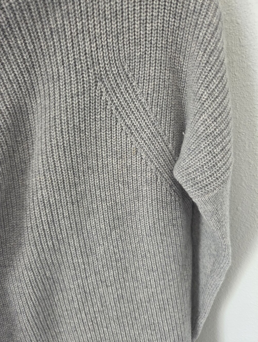 Banana Republic Ribbed 100% Cashmere Open Cardigan Draped Sweater, Small - Picture 5 of 9